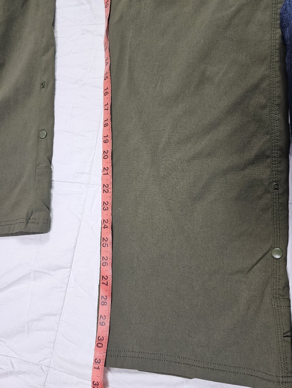 Prana Stretch Zion Green Cargo Pants Men’s Size 42 - Picture 10 of 11